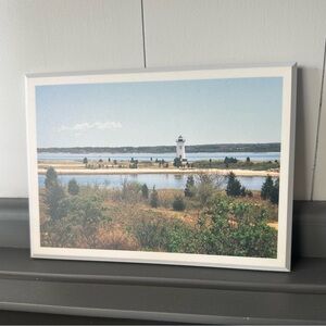 Coastal Vibes Lighthouse Print – Martha’s Vineyard wall Art